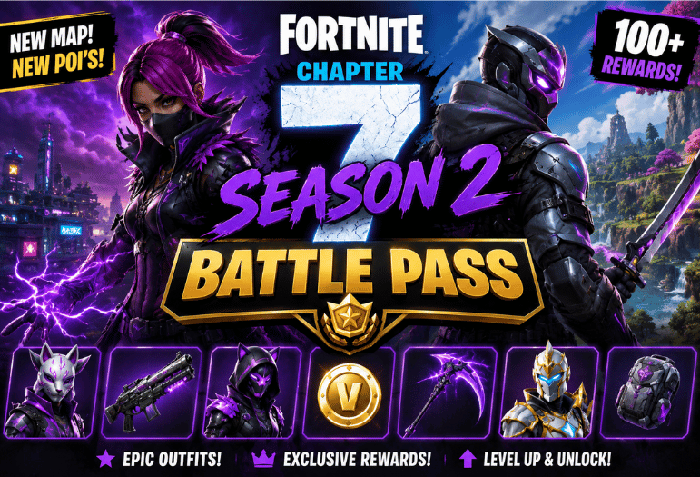 Fortnite Chapter 7 Season 2 Battle Pass