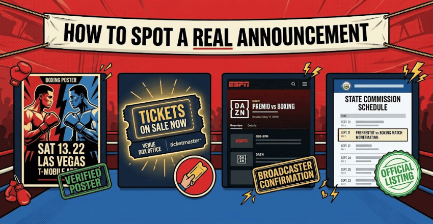 How to spot a real announcement