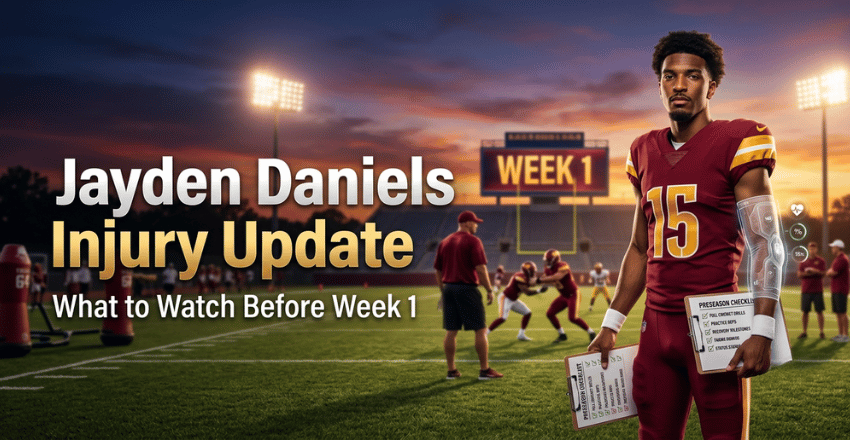 Jayden Daniels injury update: what to watch before Week 1