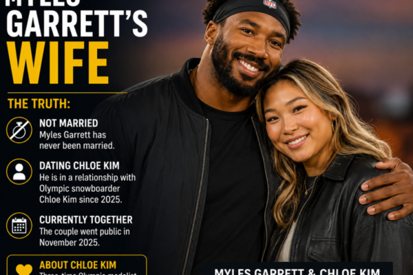 Myles Garrett's wife