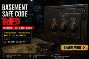 Basement Safe Code RE9