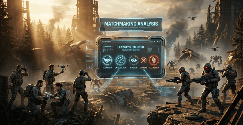 Matchmaking sorts by playstyle, not skill
