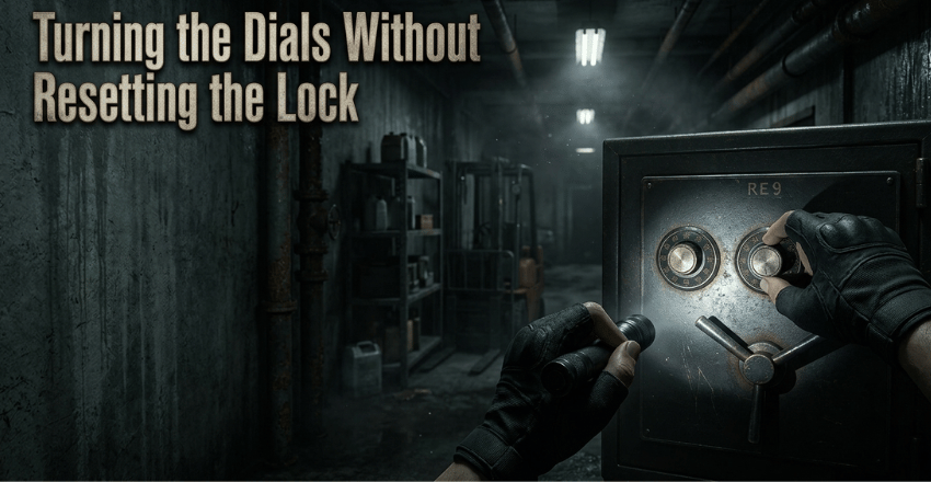 Turning the dials without resetting the lock