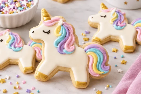 Cream Unicorn Cookie