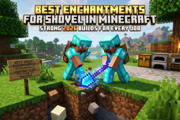 best enchantments for shovel